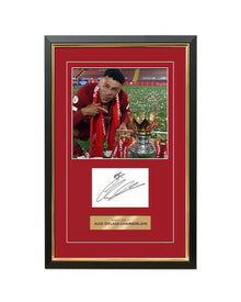  Alex Oxlade-Chamberlain Signed PHOTO MOUNT DISPLAY Genuine Autograph AFTAL COA