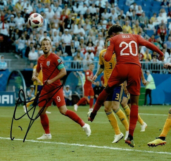 Dele Alli Signed 12X8 Photo ENGLAND SPURS Tottenham Hotspur AFTAL COA (1686)