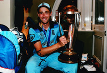  Chris Woakes Signed 12X8 Photo 2019 England CRICKET World Cup AFTAL COA (C)