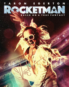  Dexter FLETCHER *SIGNED* 10X8 Photo ROCKETMAN MOVIE POSTER AFTAL COA (7548)