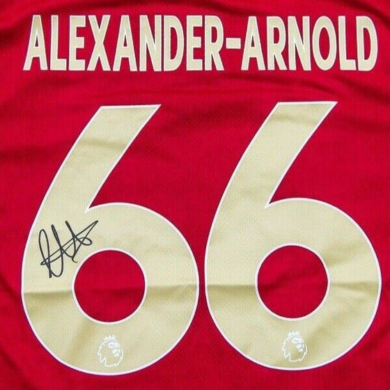 Trent Alexander-Arnold Signed Liverpool FC Shirt Amazing PROOF AFTAL COA (N)