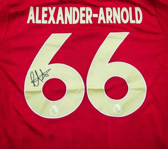 Trent Alexander-Arnold Signed Liverpool FC Shirt Amazing PROOF AFTAL COA (N)