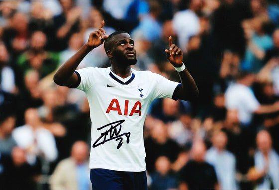 Tanguy Ndombele Signed 12X8 Photo SPURS Tottenham Hotspur AFTAL COA (1504)