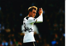  Christian Eriksen Signed 12X8 Photo SPURS Tottenham Hotspur AFTAL COA (1480)