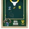 Siya Kolisi Signed & FRAMED 2019 Rugby World Cup Shirt South Africa AFTAL COA (B
