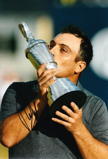  Francesco Molinari Signed 12X8 PHOTO Open Championship AFTAL COA (B)