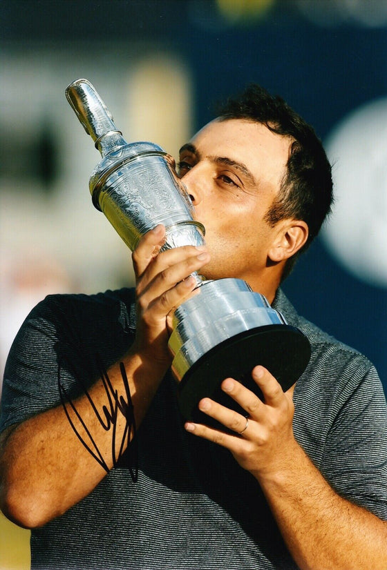 Francesco Molinari Signed 12X8 PHOTO Open Championship AFTAL COA (B)