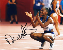  Dina Asher-Smith SIGNED 10X8 PHOTO World Championships DOHA AFTAL COA (P)