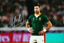  Handre Pollard Signed 12X8 Photo 2019 Rugby World Cup South Africa AFTAL COA (H)