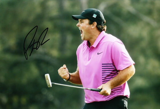 Patrick Reed Signed 12X8 Photo 2018 Masters Champion AFTAL COA (B)