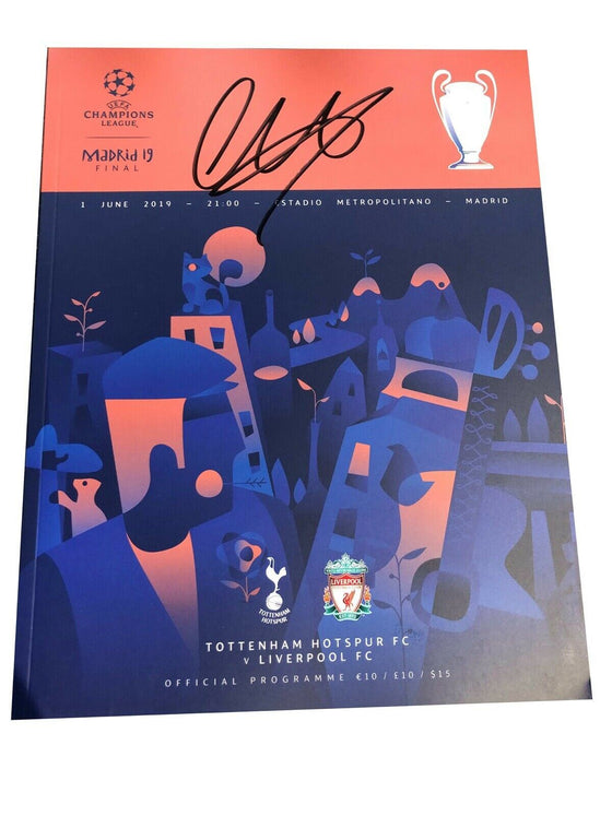 Trent Alexander-Arnold Signed 2019 Champions League Programme AFTAL COA