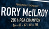 Rory McIlroy SIGNED & FRAMED 2014 PGA CHAMPIONSHIP PIN FLAG AFTAL COA (B)