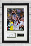 Lawrence Dallaglio FRAMED & Signed Photo Mount Display AUTOGRAPH ENGLAND RUGBY