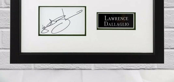 Lawrence Dallaglio FRAMED & Signed Photo Mount Display AUTOGRAPH ENGLAND RUGBY