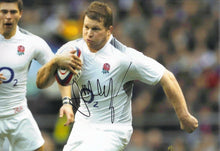  Dylan Hartley Signed 12X8 England Rugby Grand Slam Winner AFTAL COA (2119)