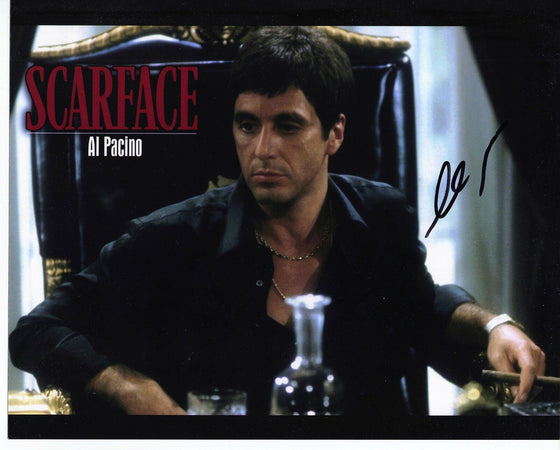 Al Pacino Genuine Hand Signed 10x8 In Person Autograph SCARFACE (5149)