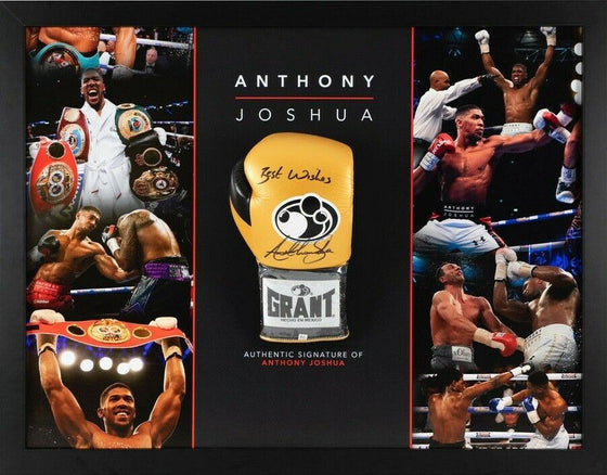 Anthony Joshua Signed & Framed Boxing Glove RARE LIMITED EDITION PROOF AFTAL COA