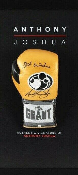 Anthony Joshua Signed & Framed Boxing Glove RARE LIMITED EDITION PROOF AFTAL COA