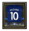 Eden Hazard Signed & Framed Shirt Chelsea FC AFTAL COA (A)
