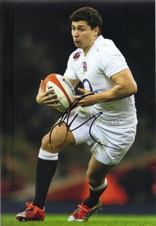  Ben Youngs Signed 12X8 Photo ENGLAND LEICESTER & Lions Rugby AFTAL COA (2141)
