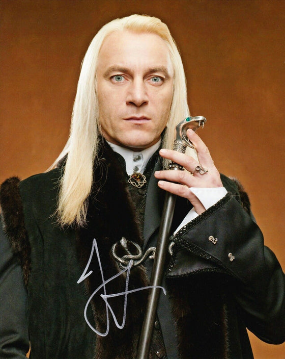 Jason ISSACS SIGNED 10X8 Photo Harry Potter Lucius Malfoy AFTAL COA (7448)