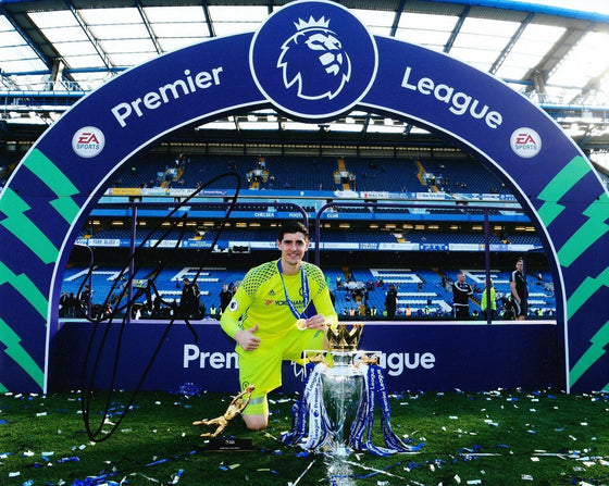 Thibaut Courtois Signed 10X8 Photo Chelsea FC AFTAL COA (1131)