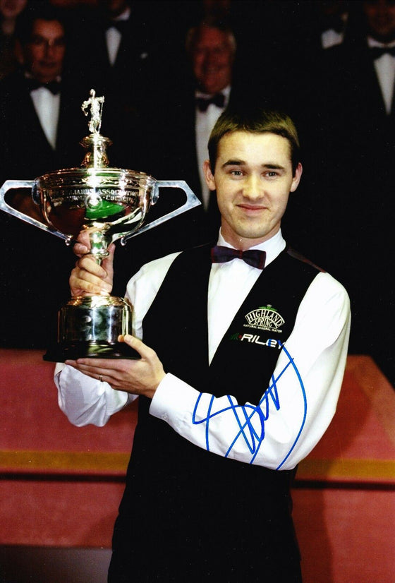 Stephen Hendry Snooker SIGNED AUTOGRAPH 12X8 Photo AFTAL COA (A)