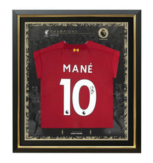  Sadio Mane Signed & Framed Liverpool F.C. Jersey Genuine Signature AFTAL COA