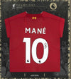 Sadio Mane Signed & Framed Liverpool F.C. Jersey Genuine Signature AFTAL COA