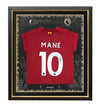 Sadio Mane Signed & Framed Liverpool F.C. Jersey Genuine Signature AFTAL COA