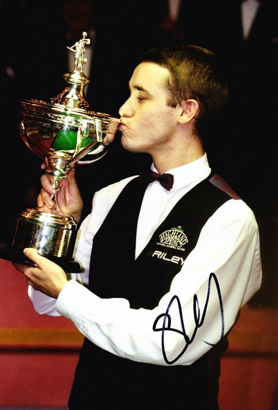Stephen Hendry Snooker SIGNED AUTOGRAPH 12X8 Photo AFTAL COA (C)