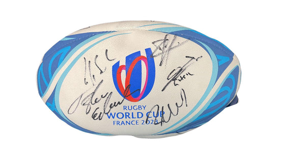 France RUGBY Ball Signed by 2023 RUGBY WORLD CUP Squad
