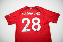  Fabio Carvalho Signed Liverpool F.C. Shirt Genuine Autograph AFTAL COA