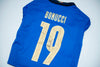 Leonardo Bonucci Signed Shirt Italy ITALIA Euro 2020 AFTAL COA