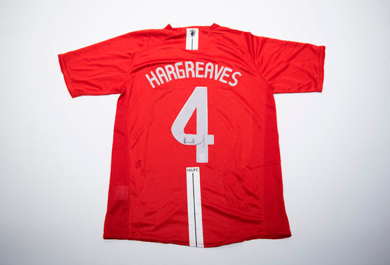 Owen Hargreaves Signed Jersey Manchester United F.C. Genuine Autograph AFTAL COA