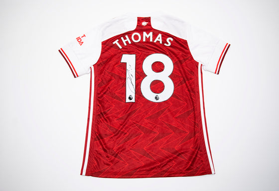 Thomas PARTEY Signed Arsenal F.C. Shirt AFTAL COA (C)