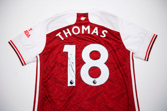 Thomas PARTEY Signed Arsenal F.C. Shirt AFTAL COA (C)