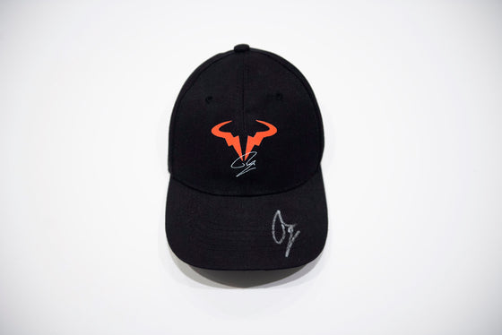 Rafael Nadal Signed Tennis Cap Genuine Signature Wimbledon AFTAL COA