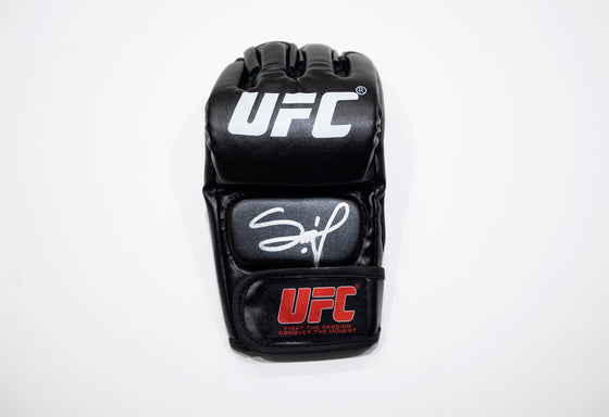 Francis Ngannou Signed UFC GLOVE MITT Bellator MMA Genuine Autograph AFTAL COA