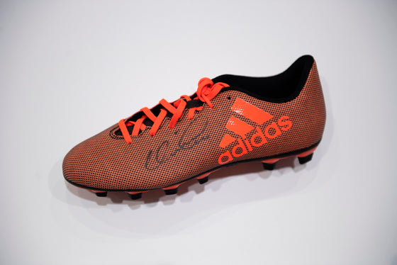 Henrik Larsson Signed Football Boot Celtic F.C. AFTAL COA