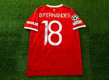  Bruno Fernandes Signed Manchester United F.C. Shirt AFTAL COA