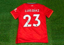  Luis Diaz Signed Liverpool Shirt Genuine Signature AFTAL COA