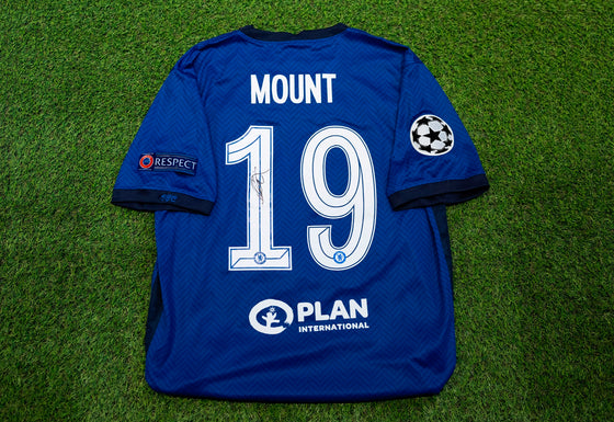 Mason Mount Signed Chelsea FC Jersey Champions League Porto Winners AFTAL COA