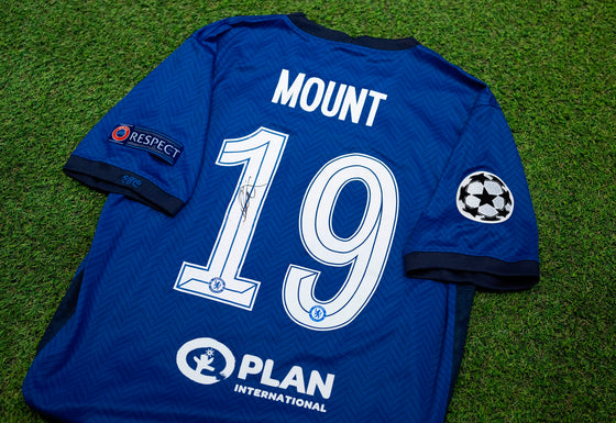 Mason Mount Signed Chelsea FC Jersey Champions League Porto Winners AFTAL COA
