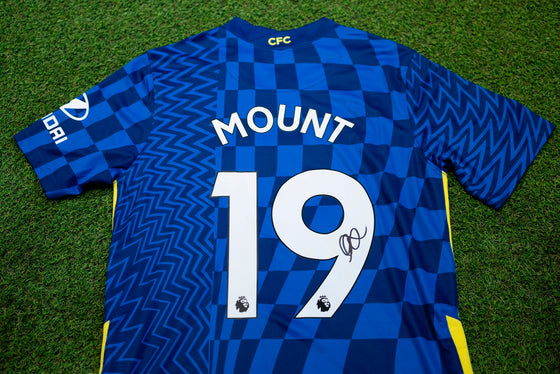 Mason Mount Signed Chelsea FC Shirt 2021/2022 Genuine Signature AFTAL COA