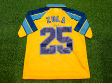  Gianfranco Zola Signed Chelsea FC Shirt Genuine Signature AFTAL COA