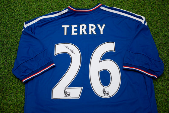 John Terry Signed Chelsea F.C. Jersey Genuine Autograph AFTAL COA