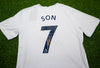 Son Heung-min Signed Tottenham Hotspur F.C. SPURS Shirt AFTAL COA