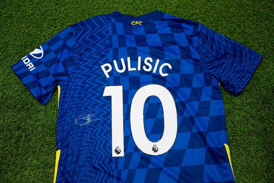 Christian Pulisic SIGNED Chelsea F.C. Shirt Genuine Autograph AFTAL COA