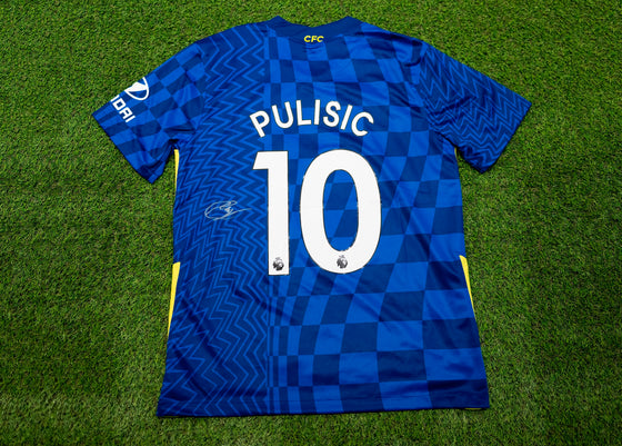 Christian Pulisic SIGNED Chelsea F.C. Shirt Genuine Autograph AFTAL COA